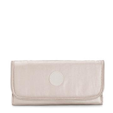 Kipling Money Land Metallic Snap Wallet Wallets Metallic Glow | AU 2177TC